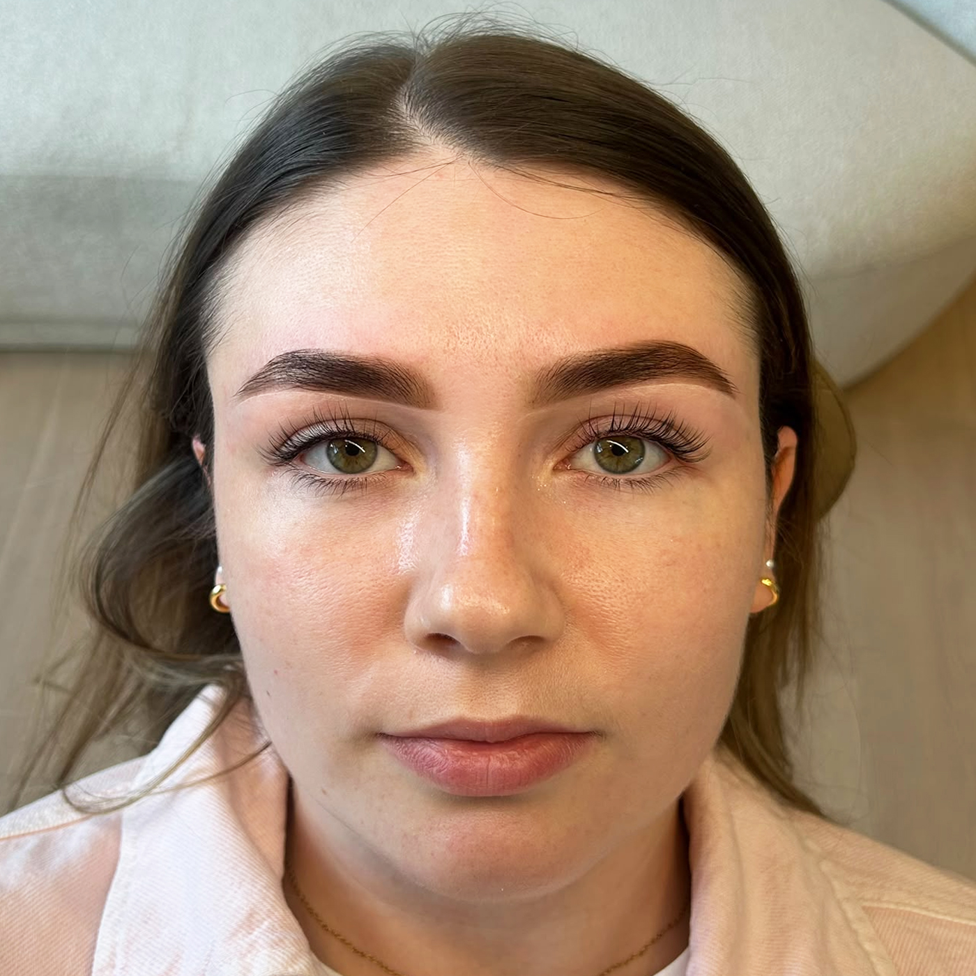 After brow thread and tint at Kovara