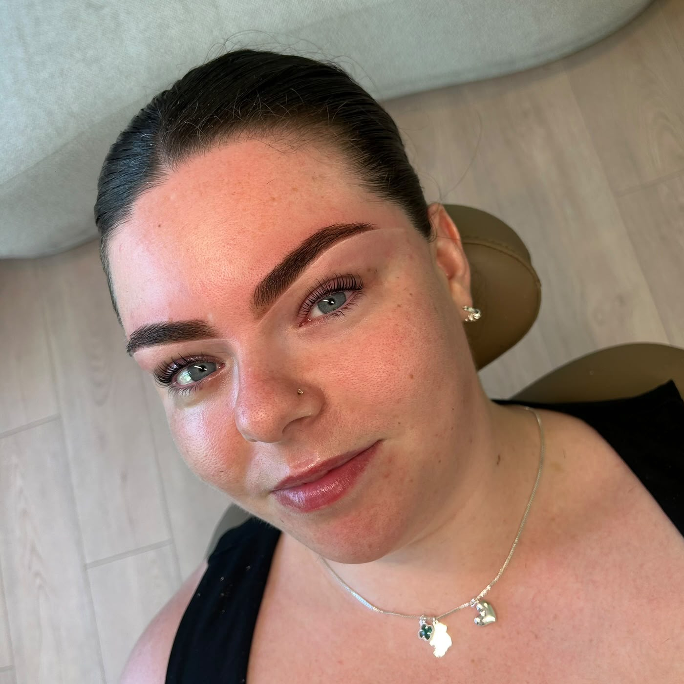 After brow wax and tint at Kovara