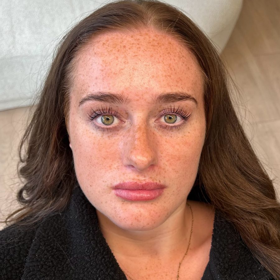 After lash lift at Kovara
