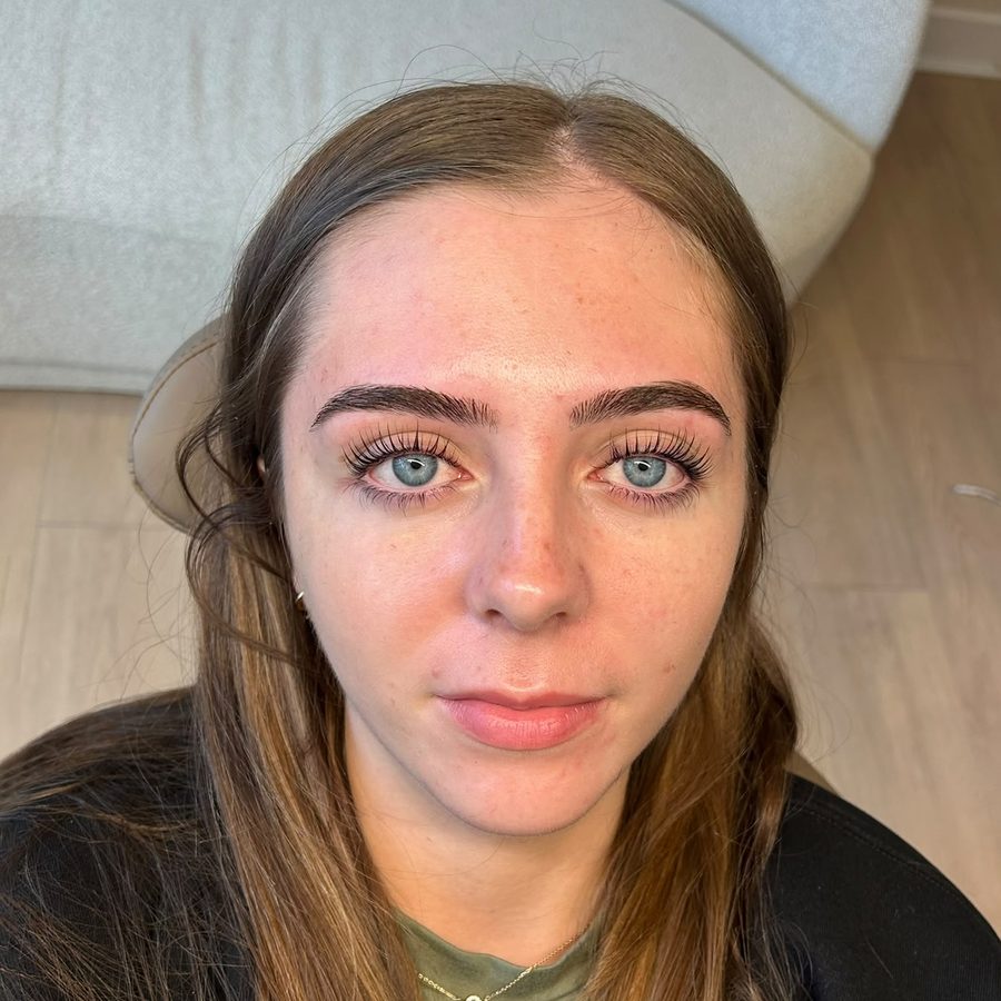 After Korean lash lift at Kovara